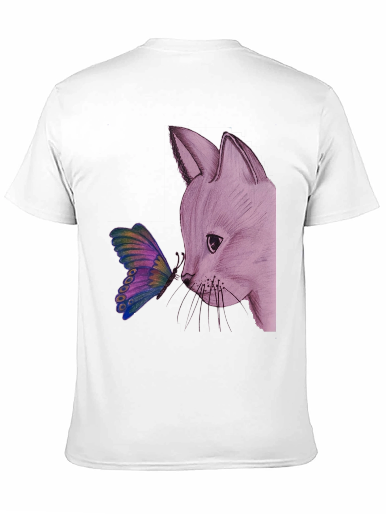 Fox and Butterfly Graphic Tee