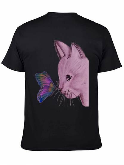 Fox and Butterfly Graphic Tee