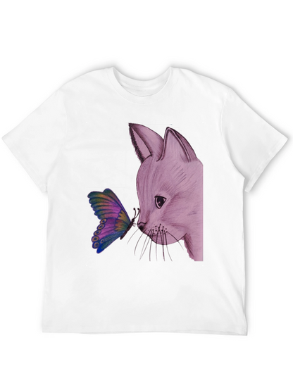 Fox and Butterfly Graphic Tee