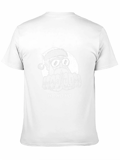 Xmas Time Santa Black T-Shirt