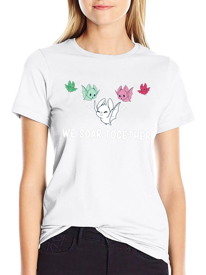 We Soar Together Bat Graphic T-Shirt