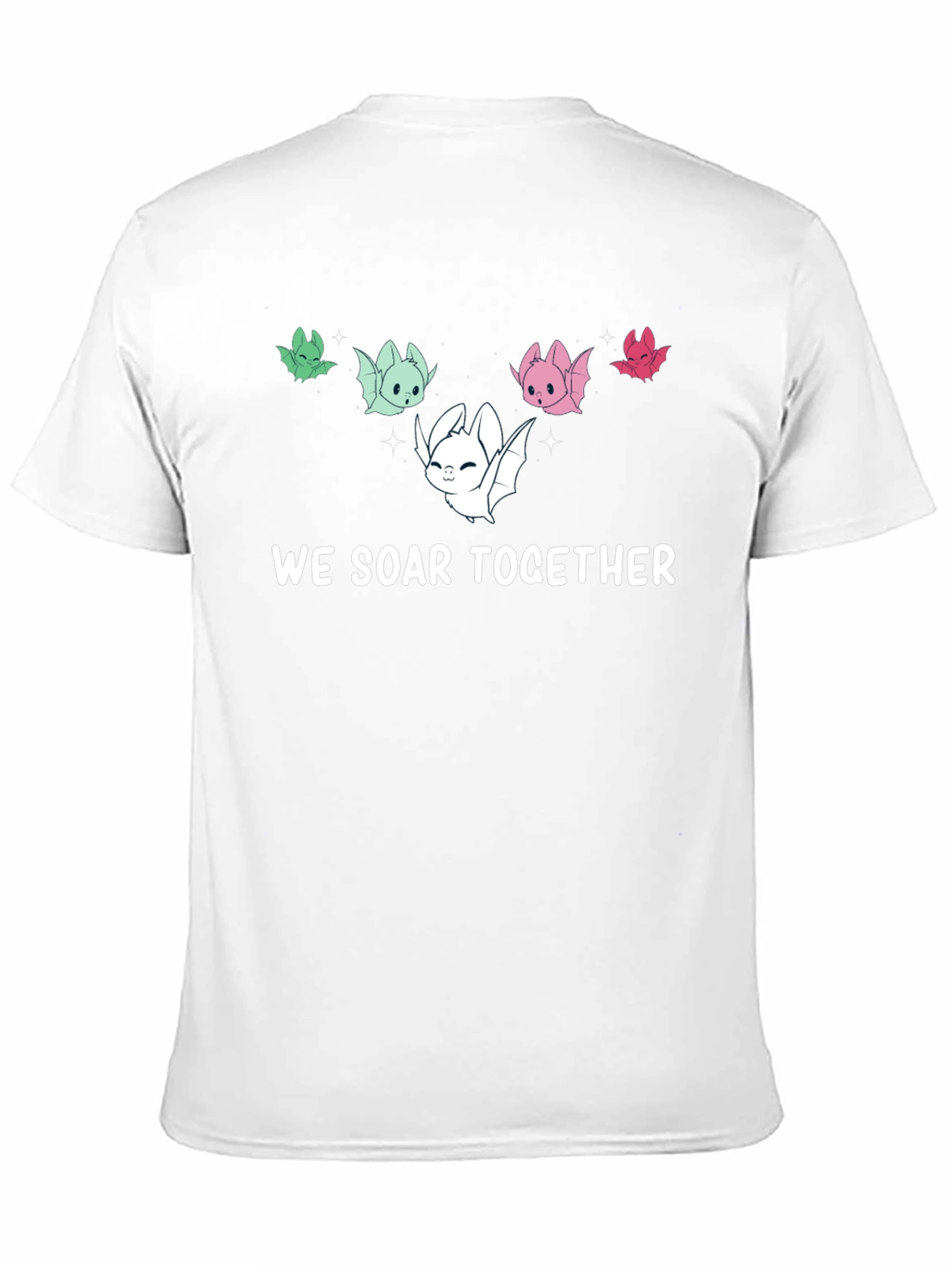 We Soar Together Bat Graphic T-Shirt