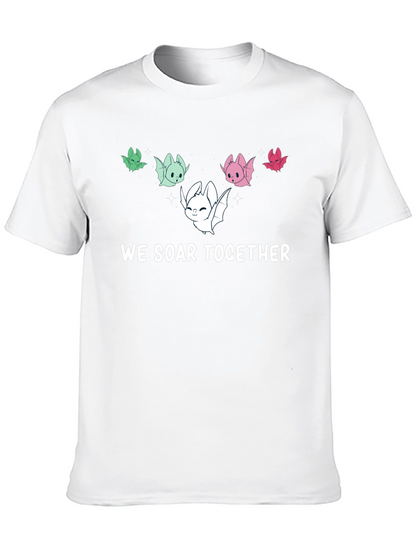 We Soar Together Bat Graphic T-Shirt