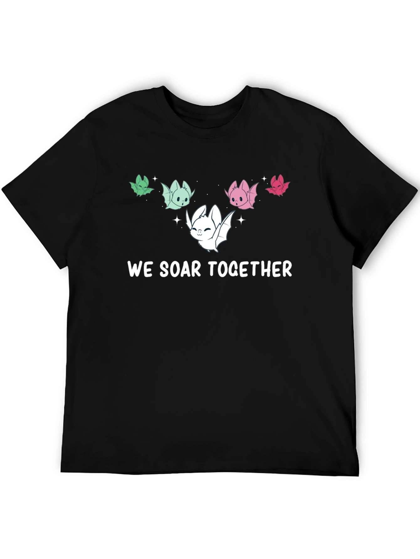 We Soar Together Bat Graphic T-Shirt