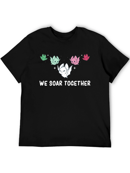 We Soar Together Bat Graphic T-Shirt
