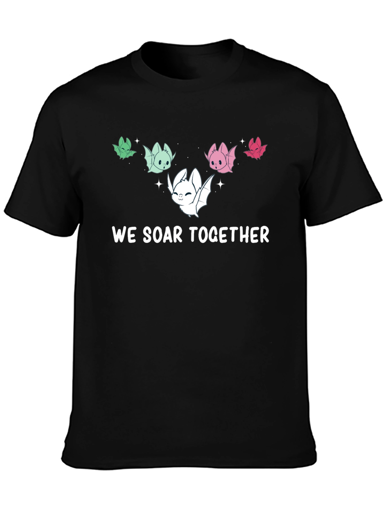 We Soar Together Bat Graphic T-Shirt