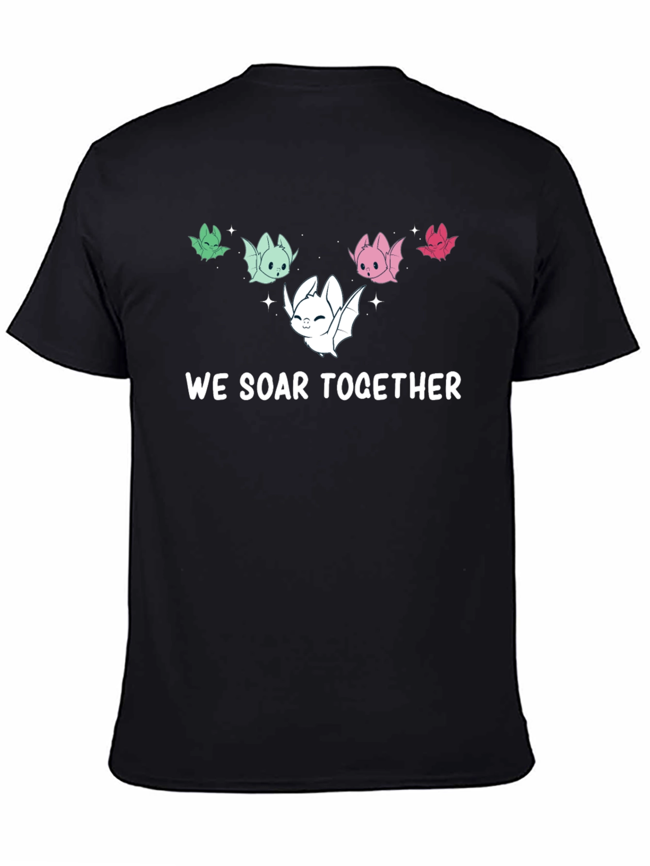We Soar Together Bat Graphic T-Shirt