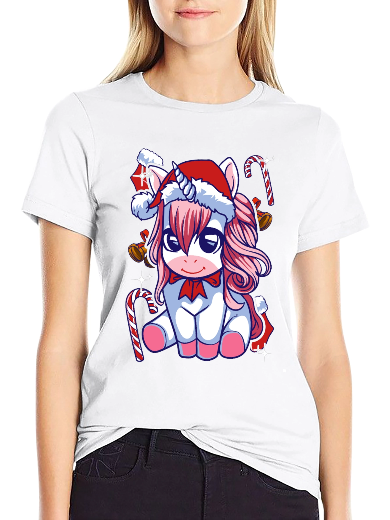 Unicorn Christmas T-Shirt Holiday Tee