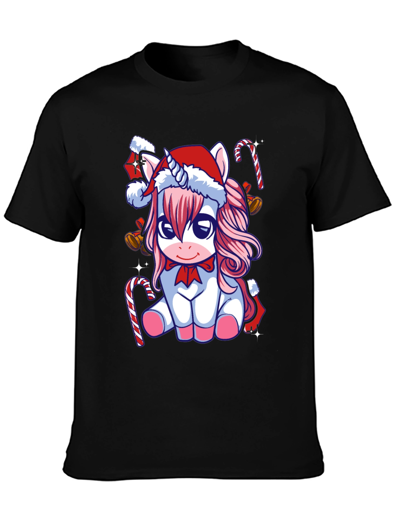 Unicorn Christmas T-Shirt Holiday Tee