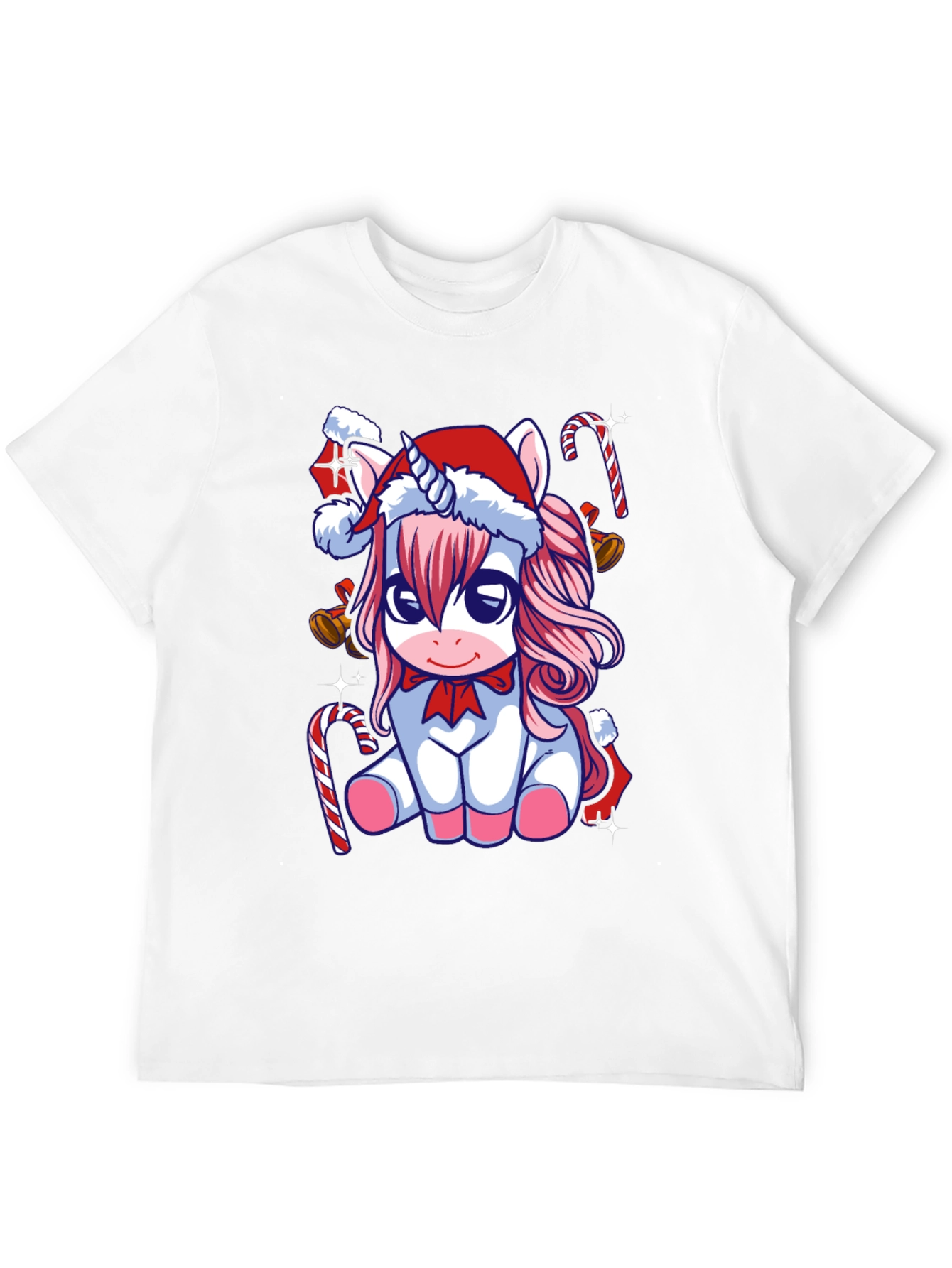 Unicorn Christmas T-Shirt Holiday Tee