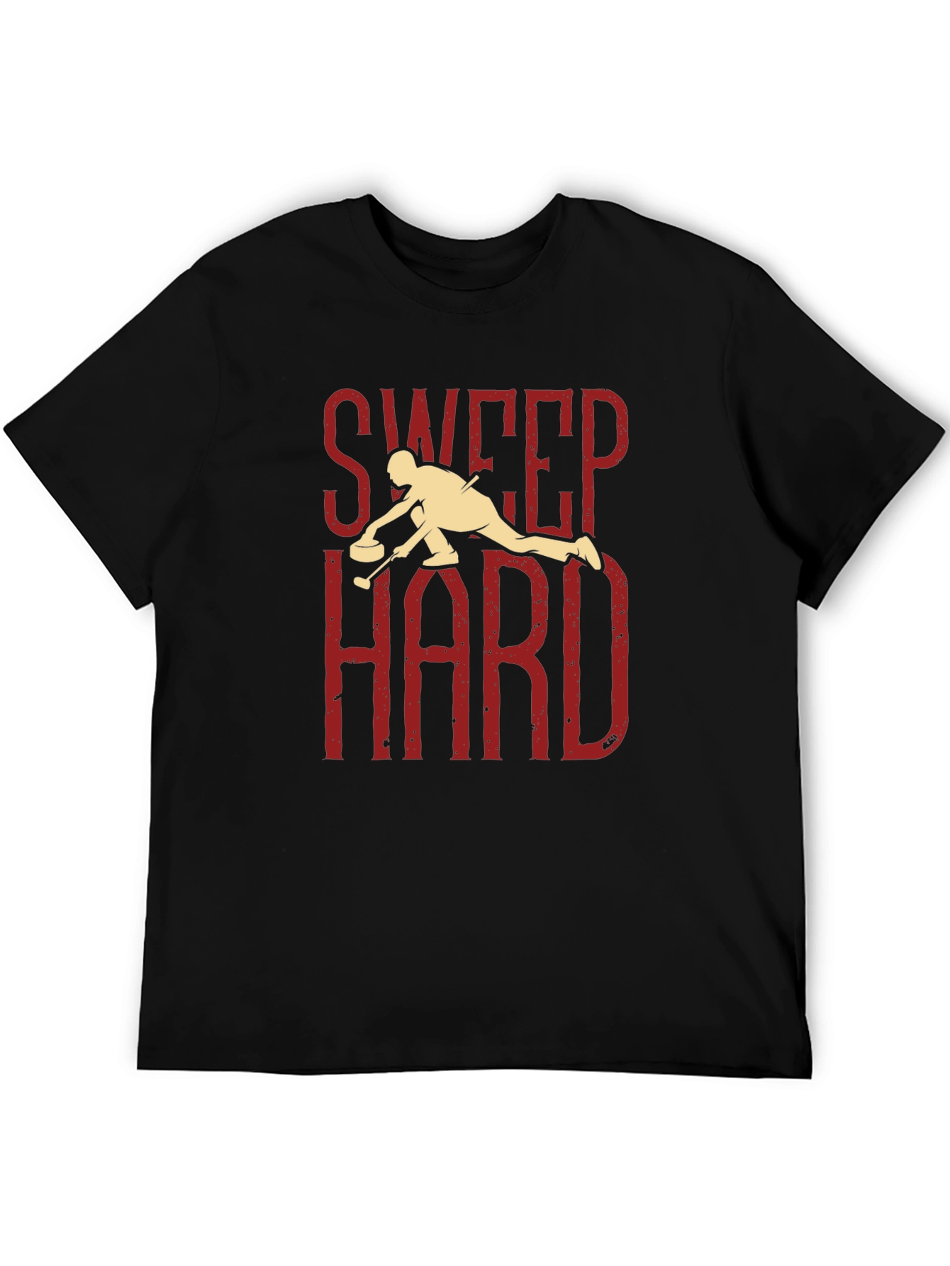 Sweep Hard Curling T-Shirt - Fun Sport Tee