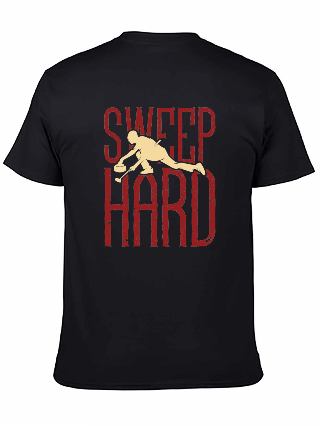 Sweep Hard Curling T-Shirt - Fun Sport Tee