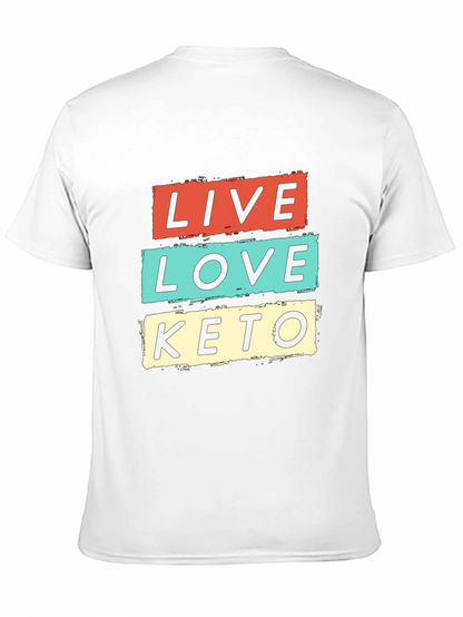 Live Love Keto Graphic T-Shirt