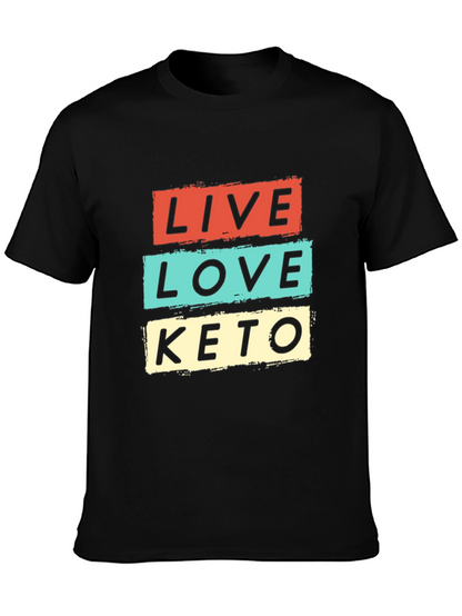 Live Love Keto Graphic T-Shirt
