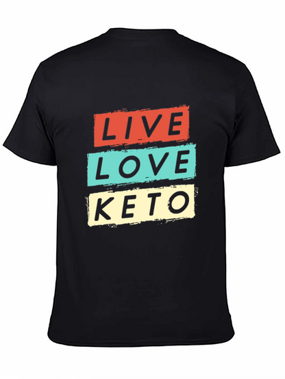 Live Love Keto Graphic T-Shirt