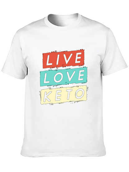 Live Love Keto Graphic T-Shirt