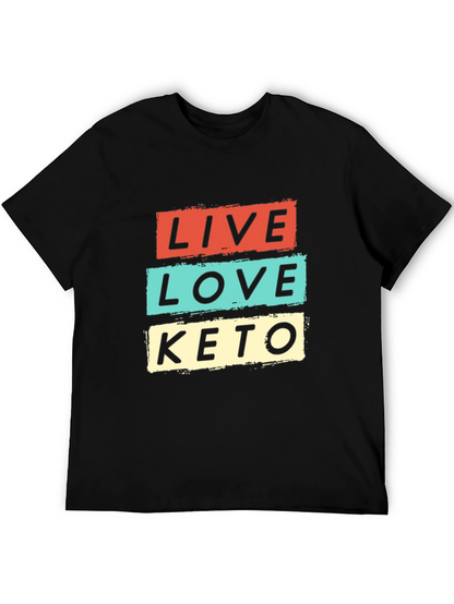 Live Love Keto Graphic T-Shirt