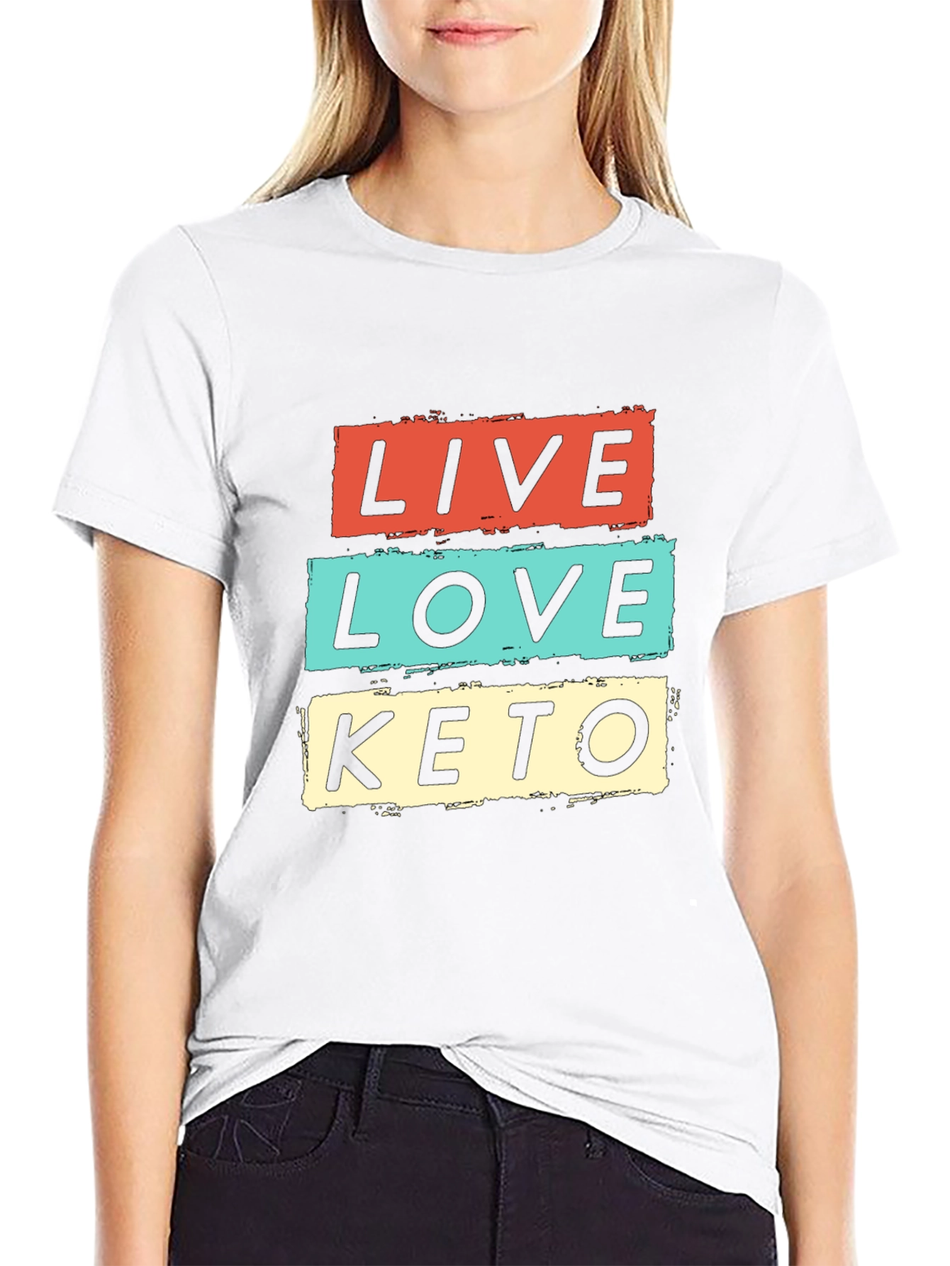 Live Love Keto Graphic T-Shirt