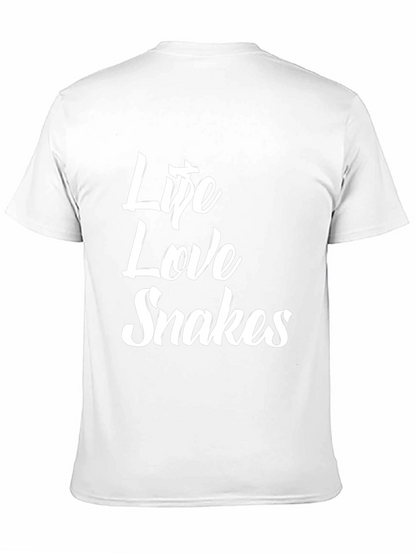 Life Love Snakes Graphic T-Shirt