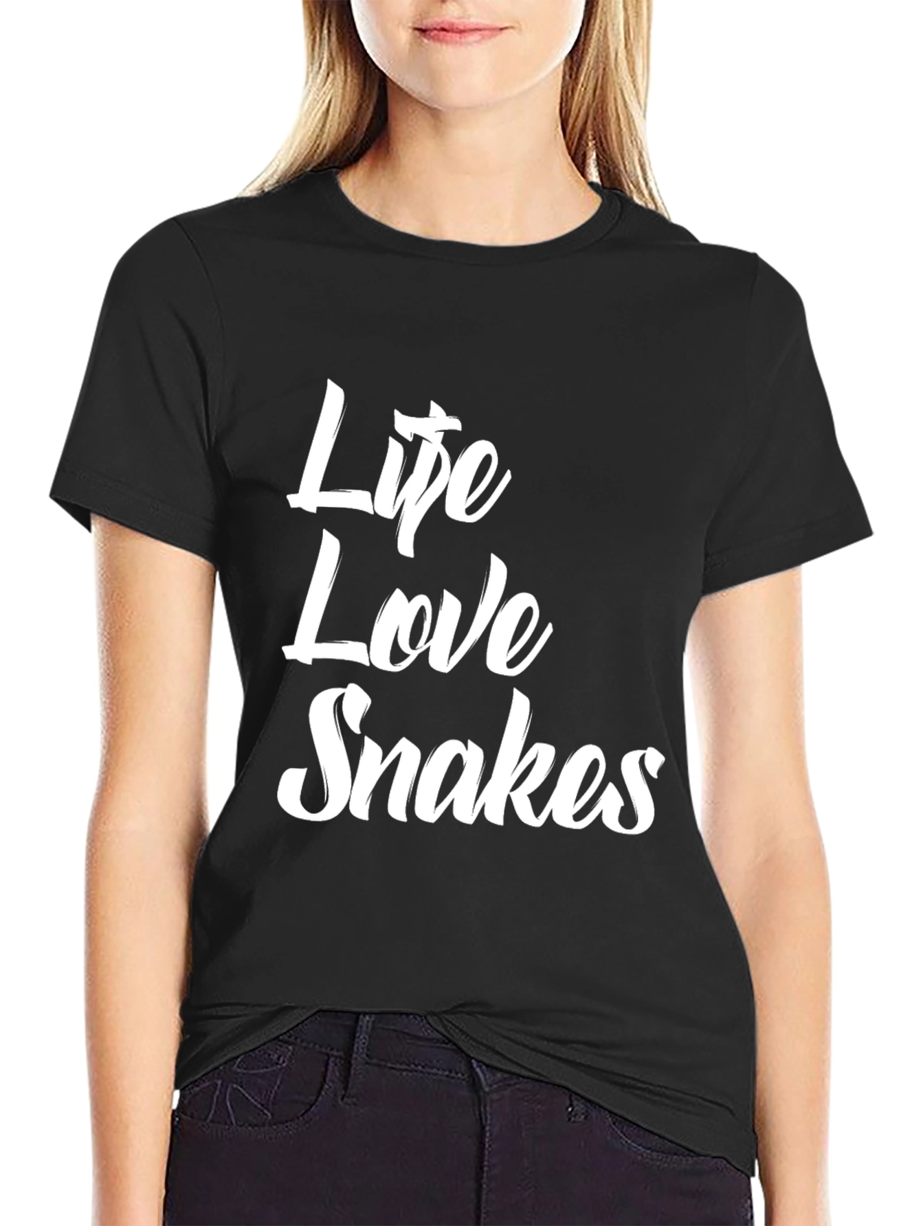 Life Love Snakes Graphic T-Shirt