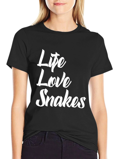 Life Love Snakes Graphic T-Shirt