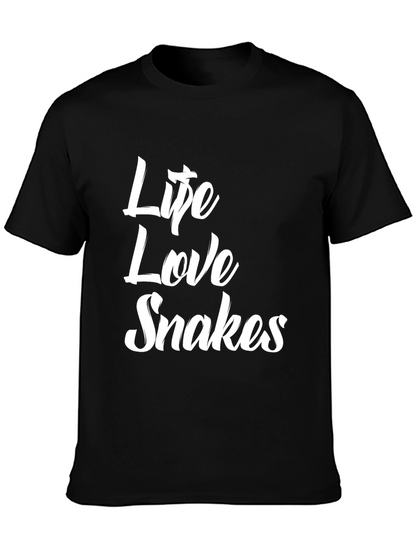 Life Love Snakes Graphic T-Shirt