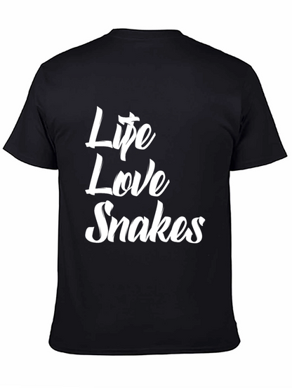 Life Love Snakes Graphic T-Shirt