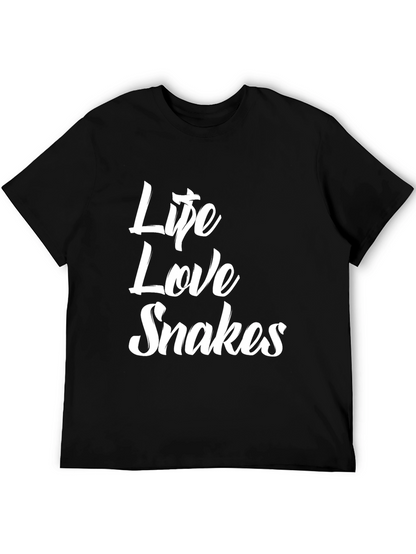 Life Love Snakes Graphic T-Shirt