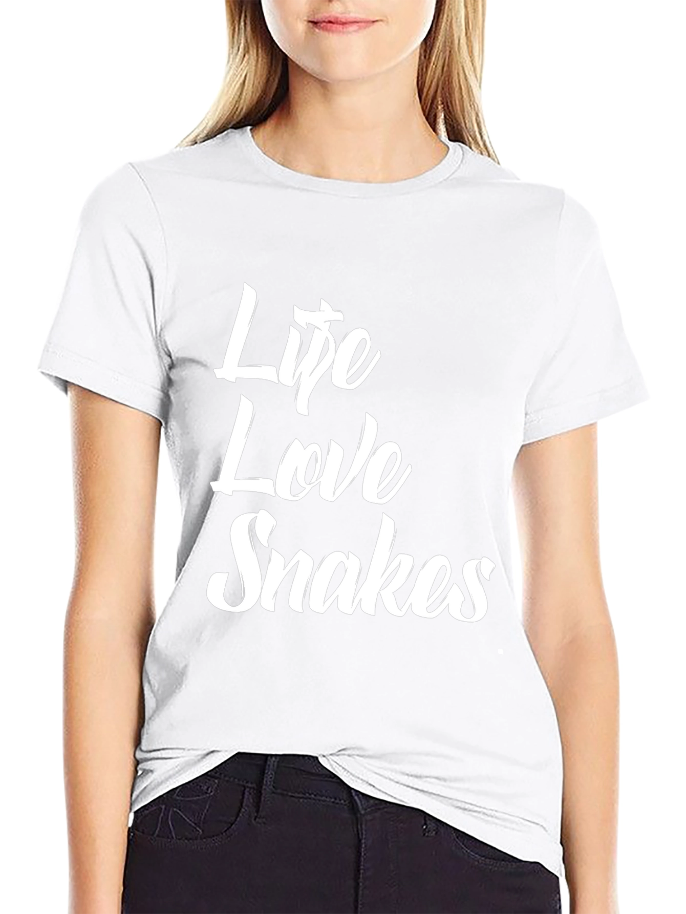 Life Love Snakes Graphic T-Shirt