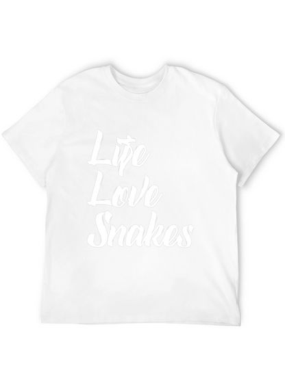 Life Love Snakes Graphic T-Shirt