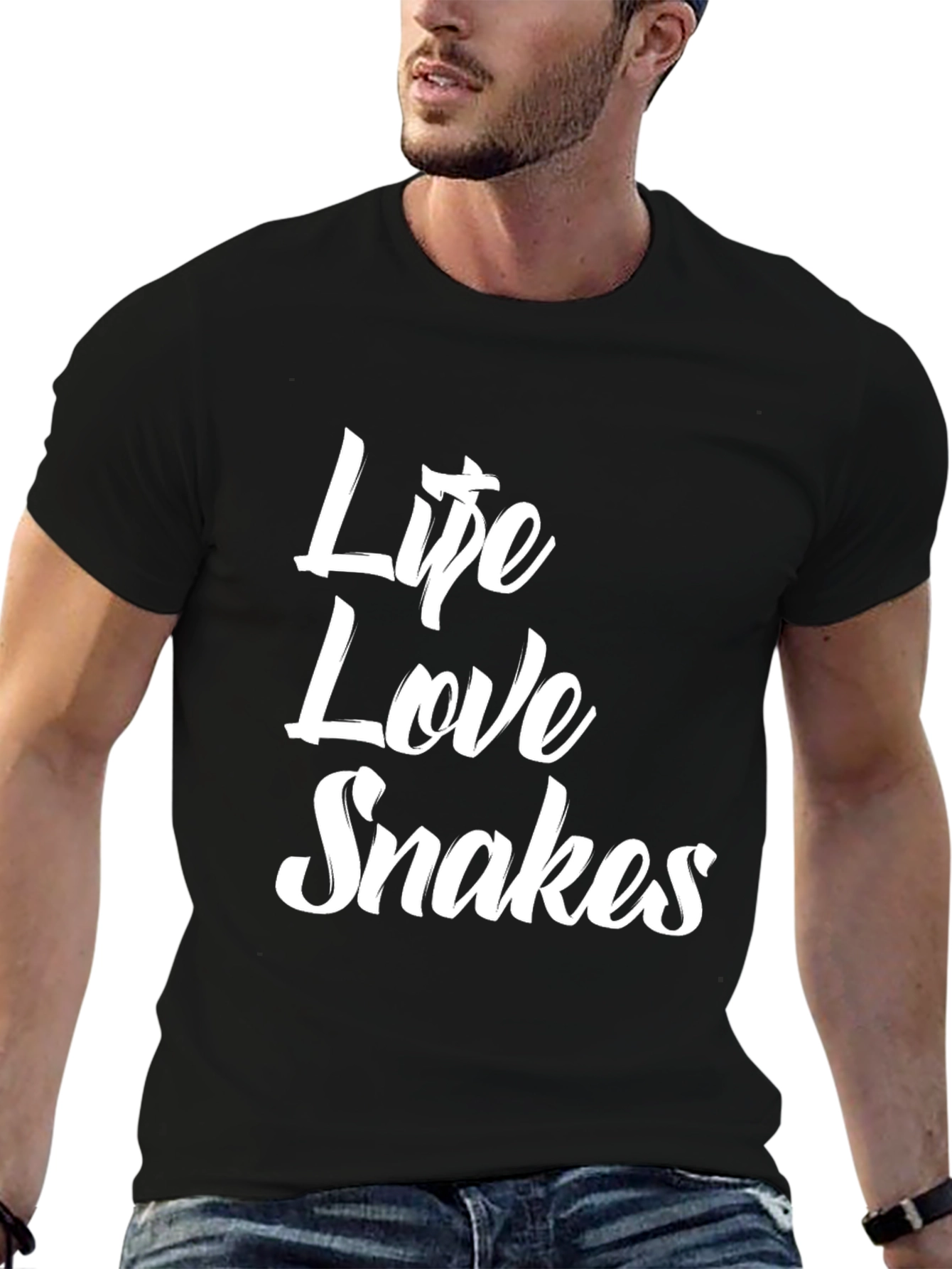 Life Love Snakes Graphic T-Shirt