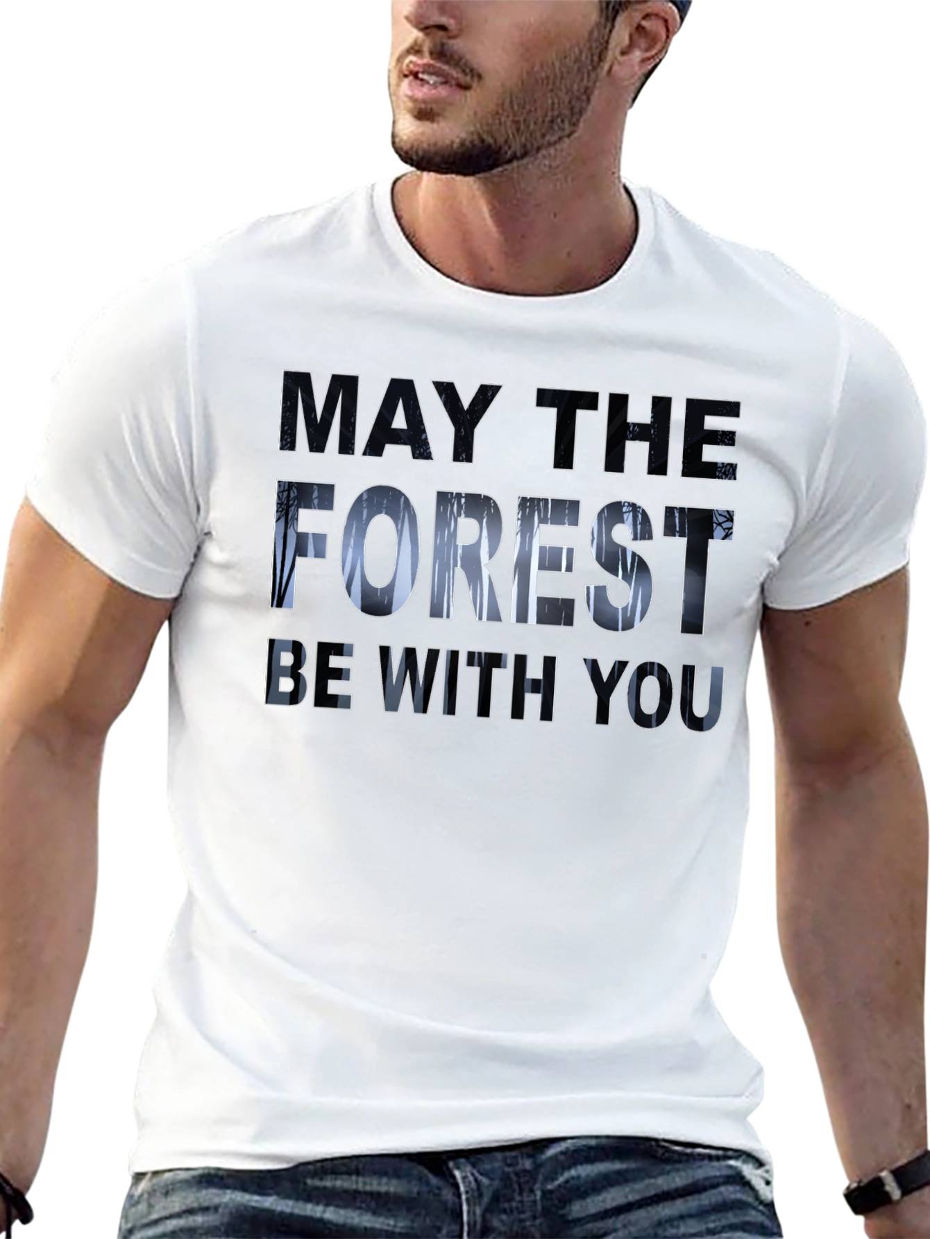 May the Forest Be With You Graphic Tee