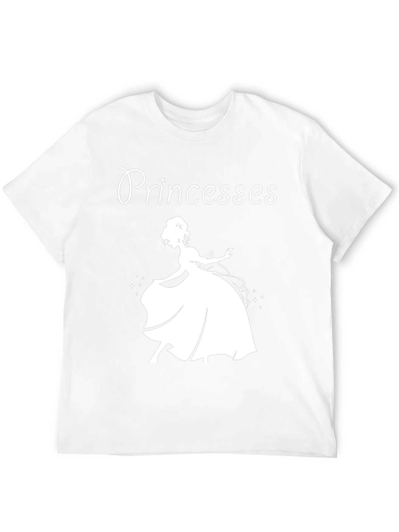 Princesses Graphic Tee - Black Cotton T-Shirt
