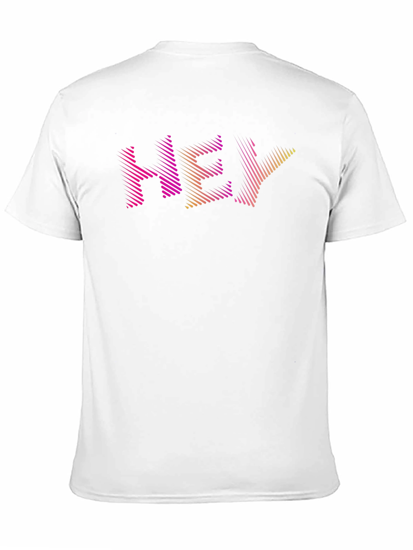 Hey Graphic Print Crew Neck T-Shirt