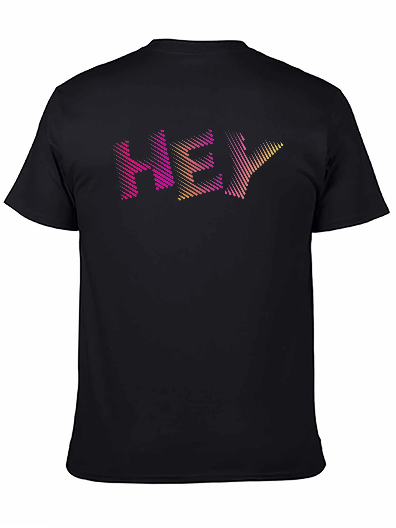 Hey Graphic Print Crew Neck T-Shirt
