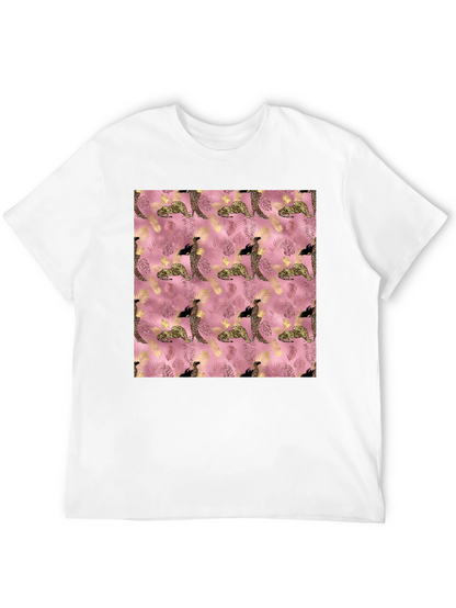 Stylish Pink Leopard Print Tee