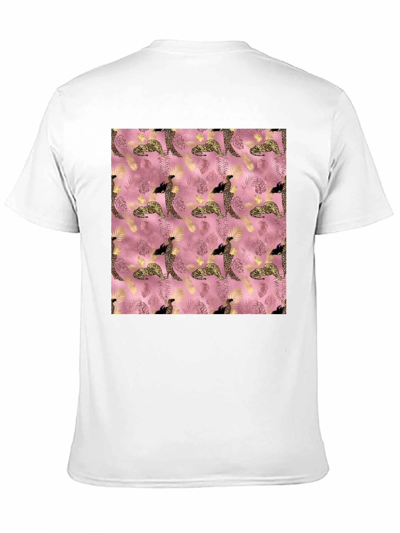 Stylish Pink Leopard Print Tee