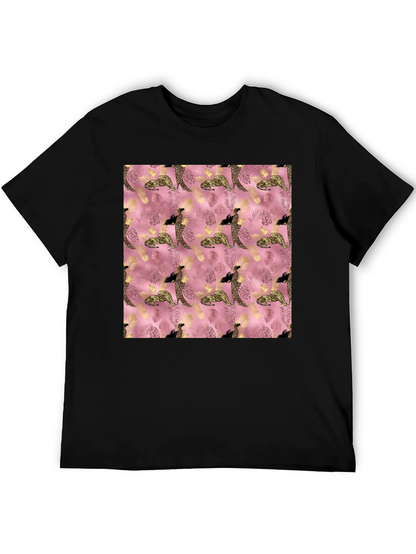 Stylish Pink Leopard Print Tee