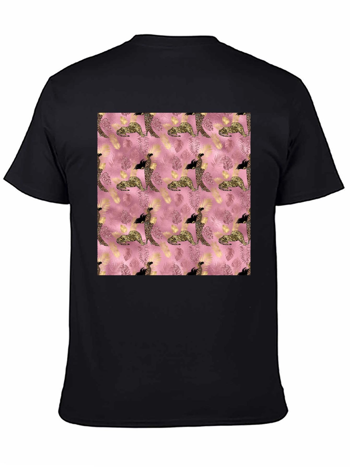 Stylish Pink Leopard Print Tee
