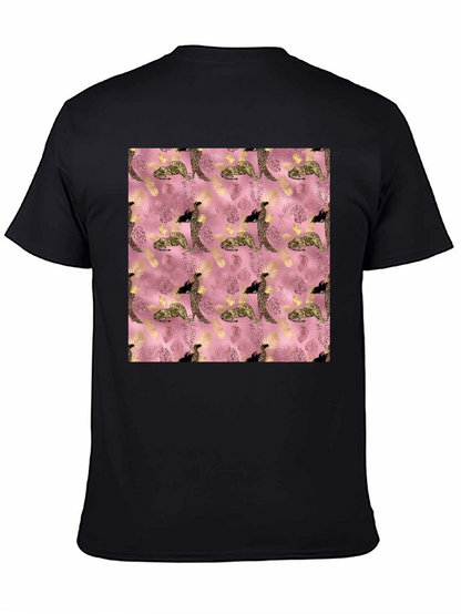 Stylish Pink Leopard Print Tee