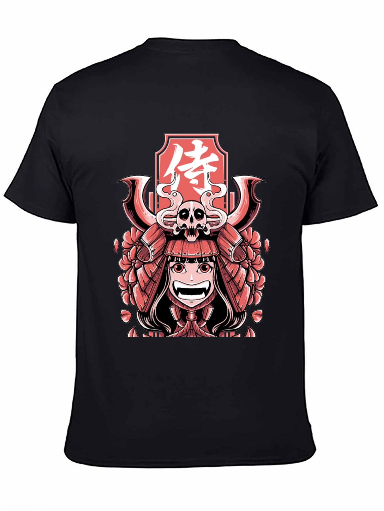 Samurai Graphic T-Shirt - Bold Anime Style
