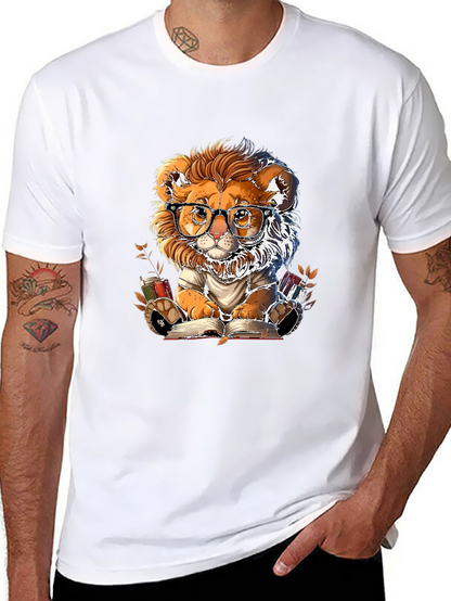 Lion Reader T-Shirt - Bookish Style
