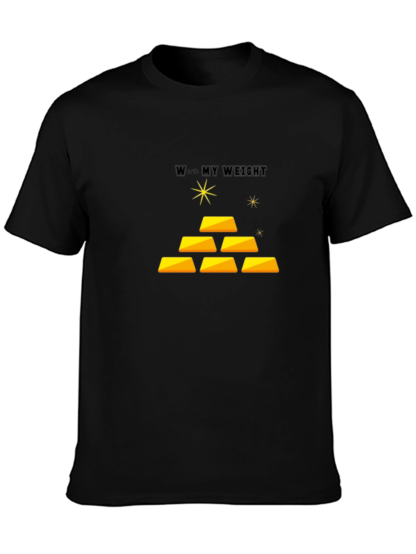 Worth My Weight Black Tee