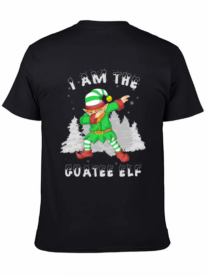 I Am The Goatee Elf Dab T-Shirt Christmas Holiday