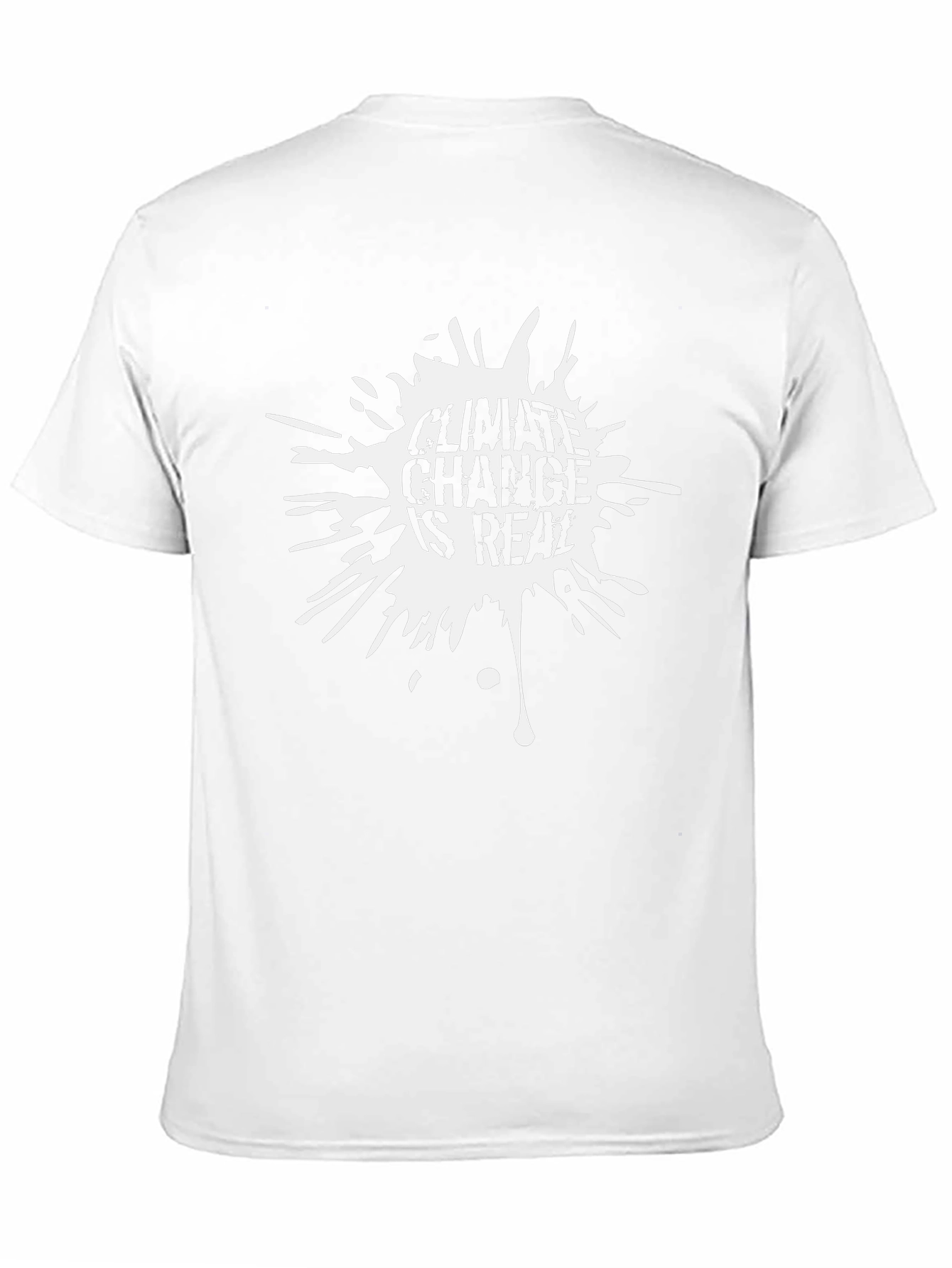 Climate Change Is Real Black T-Shirt