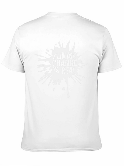 Climate Change Is Real Black T-Shirt