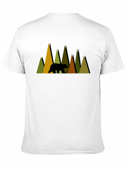 Mountain Bear Graphic Tee - Nature Lovers Shirt