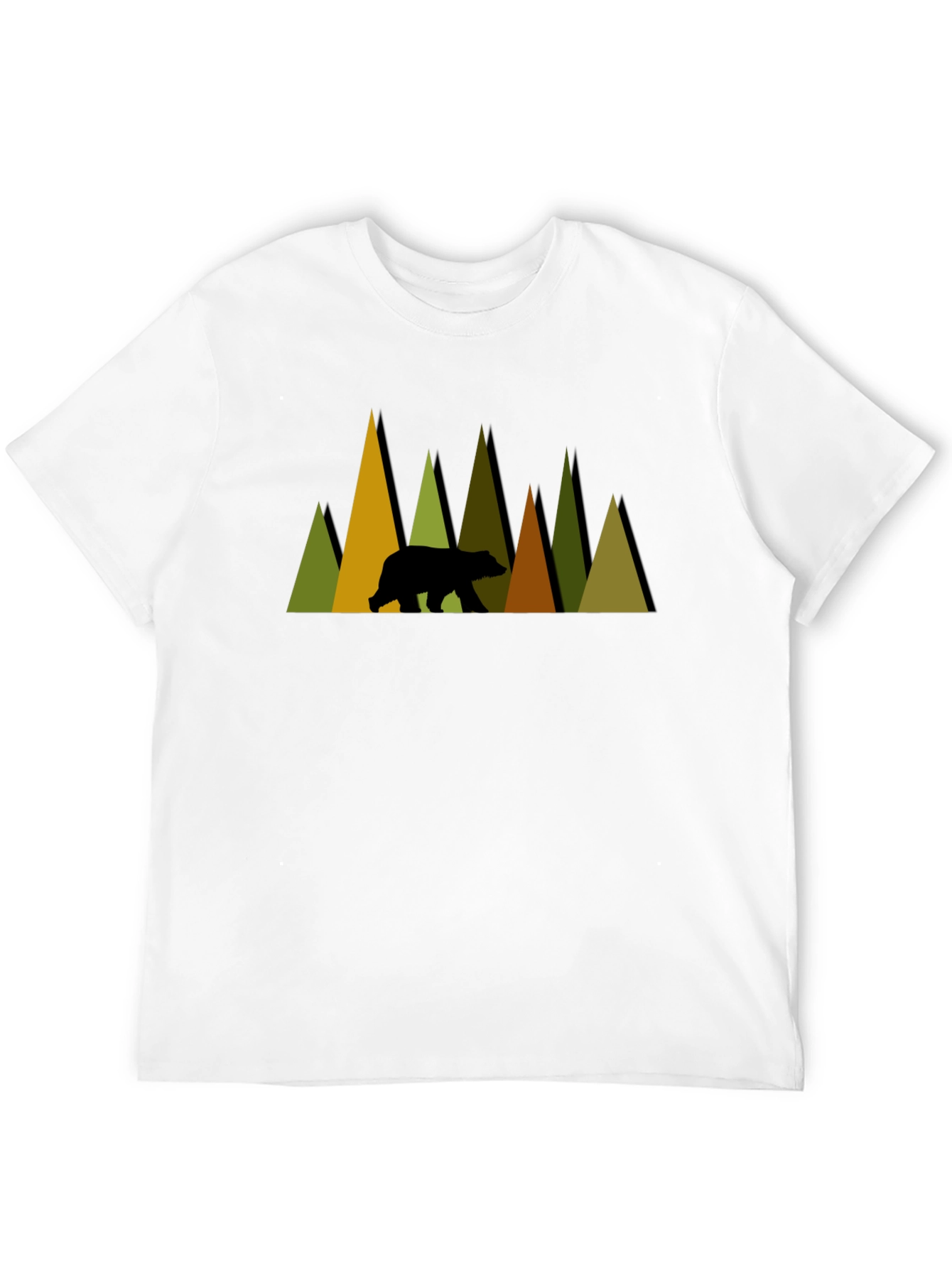 Mountain Bear Graphic Tee - Nature Lovers Shirt