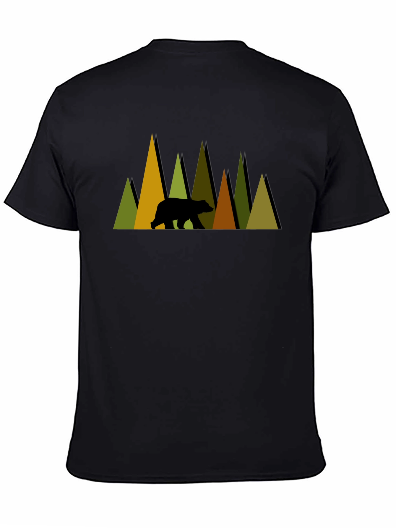 Mountain Bear Graphic Tee - Nature Lovers Shirt