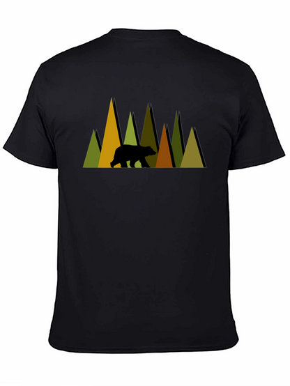 Mountain Bear Graphic Tee - Nature Lovers Shirt